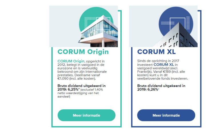 Corum Vastgoedfonds review kosten ervaringen Beleginfo.nl